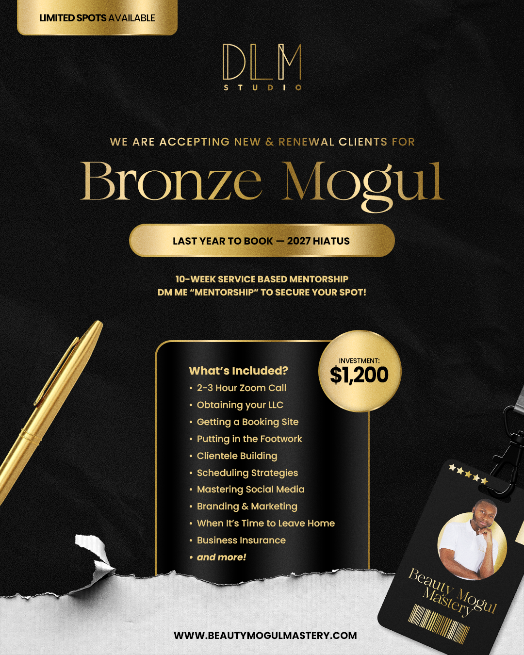 1:1 Bronze Mogul (10-Weeks)