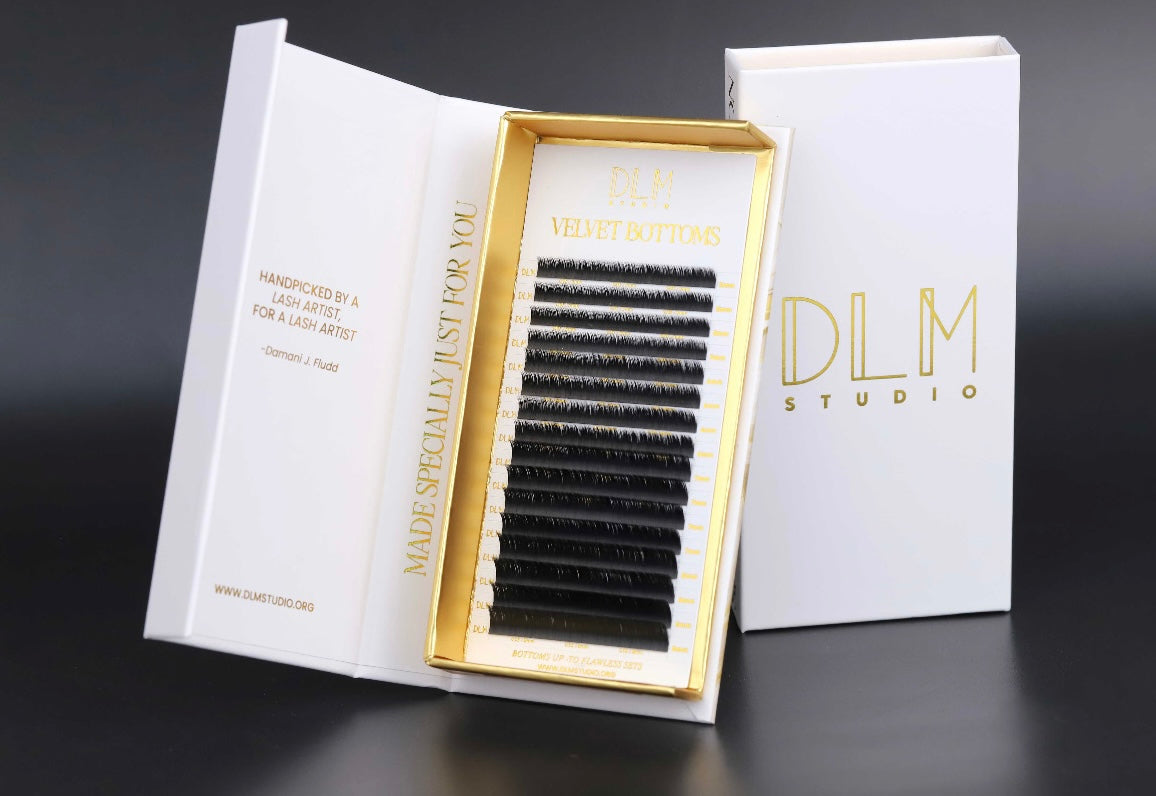 .05 LD Curl Mixed Trays Volume Lash Extensions [VELVET SILK]