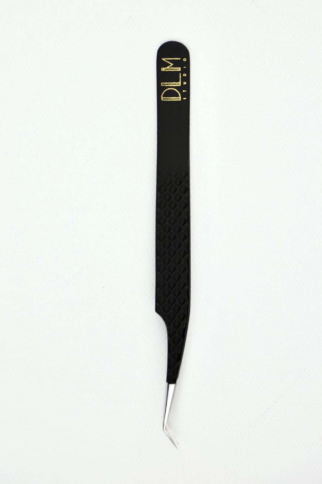 45° Black & White Series Tweezer (SILVER TIP)